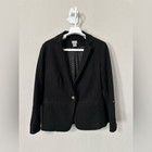 Chicos Black Blazer Stretch  Chicos Size 0  Us Sz Small