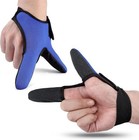 1-2 X Fishing Gloves Surf Casting Finger Stall Protector Anti-slip Saltwater