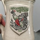 Scarborough Faire 10th Anniversary Stein Mug Tall White 1990 King Emblem Pottery