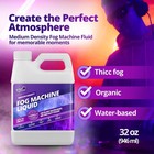 Fog Machine Liquid - 32oz Smoke Machine Fog Juice Long-lasting High Output