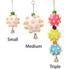 Cork Orb Parrot Toy - Ball With Corks - Choose Small Or Medium Size