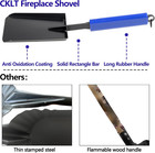 15in Fireplace Ash Shovel For Fire Pit   Indoor Fireplace - Solid Iron Gardening