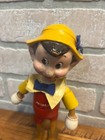 Vintage 1940s Ideal Toy Wooden Jointed Pinocchio Doll Walt Disney 8  Tall