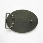 Vintage Classic Oval Blank Western Metal Belt Buckle