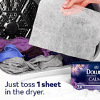 Downy Infusions Mega Dryer Sheets  Laundry Fabric Softener  Calm  Lavender And V