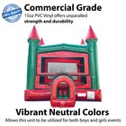 Commercial Inflatable Bounce House Modular Red Castle Bouncer Jumper W Blower