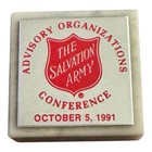 Vintage The Salvation Army Conference Paperweight 1991 Mable Base Italy