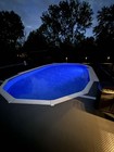 Sansi Solar Pool Lights Inground   Above Ground Pool Ip68 Waterproof With Remote