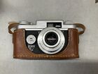 Vintage Argus C4 Rangefinder 35mm Camera W  Leather Case   Lens C Four Decor