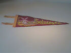 Vintage 1960 s Solvang California Felt Pendant Souvenir Flag