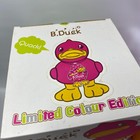 B  Duck Banker Semk 11  Pink Savings Bank Rubber Jeep Duck Rare Collectible