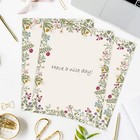 60pcs Flower Stationary Paper 8 5x11 Stationary Writing Paper Fancy