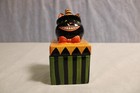 Vintage Halloween Cat Trinket Box