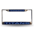 Nfl Football Laser Cut Chrome License Plate Frame - 12 x6  Auto Accessory For Ca