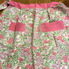 Vintage Apron Floral Pink 2 Pockets Farmhouse Cottage Core Handmade