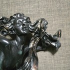 Liberty Bronze Dancer Siren Statue Sculpture Art Figurine 11    Tall X 14    Long