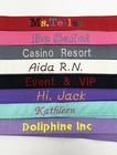 Personalized Custom Solid Poly Fabric Necklace Lanyard With Keychain