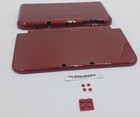 New Nintendo 3ds Xl Ll Red Replacement Shells Front rear    Rubbers screws label