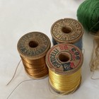 Vtg Thread Lot  40  J   P  Sf Silk  Coats  Clarks  Star  Belding  Wooden Spools