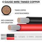 6 Gauge Marine Wire 6 Awg 20ft Duplex Marine Grade Wire Tinned Copper Oxygen-fre
