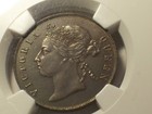 British Mauritius  1888 Victoria Five Cents  5 Cents  Ngc Ms 62  100 000 Mintage