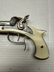 Hubley Pirate Vintag 1950s Toy Pistol Double Barrel Cast  9  Cap Gun Collectible