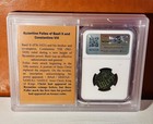 Byzantine Empire Ae Follis  class B  Christ Bust cross inscr C ad 1028-1042 Best