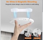 1 2 4 Rechargeable Motion Sensor Ceiling Light With Remote Wireless Led 3 Colors