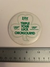 Miller Lite Beer Triple Your Luck Chicago Land Advertising Pin Back Button P18