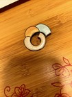 Rare Jacob Tostrup Norwegian Sterling   Enamel Modernist Brooch Pin 1930s Signed