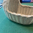 Wicker Baby Doll Crib Vintage-look