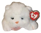 Ct  Ty Classic Plush - Angel The White Cat With Pink Ribbon  12 Inch  Mwct