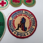 Vintage Bsa Boy Scout Patches  Merit Badges   Uniform Lot 50 s-60 s  Uk Canada U
