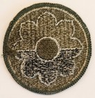 9th Infantry Division Patch Subdued Ssi U s  Army Od Green Black Vietnam Era