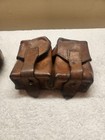 Vintage Leather Mauser K98 Ammo Pouch     Lot Of 2     Wwii postwar Military Surplus