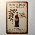 Coke Zero Retro Metal Tin Sign 12 x8  Wall Decor     Vintage Soda Kitchen Poster