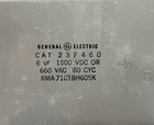 10x Ge 23f460 6uf 1500vdc 660vac Capacitors