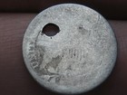 1835 Capped Bust Silver Half Dime- Small Date  Fair Details  Holed