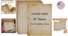 8 5 x11  Vintage Typewriter Paper - 80 Sheets Of Elegant Crafting Stationery