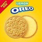 Oreo Lemon Creme Sandwich Cookies  Party Size  24 95 Oz   