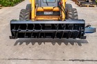 72  Skid Steer Hydraulic Backfill Scraper Attachment Fits Bobcat Cat Case