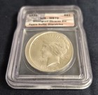 1922 Peace Dollar Overstrike Misaligned Obverse Die Icg Ms 70 Daniel Carr Coin