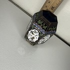 Vintage Chinese Cloisonne Miniature Hexagon Octagon Vase Goldfish Enamel Brass