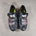 Sidi S-pro Carbon Millennium Iii Black Leather Mens Size 7 Road Cycling Shoes
