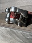 Kieselstein Cord Vintage Sterling Silver Signed 1980 Brutalist Belt   Buckle 925