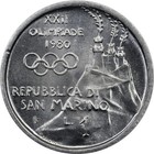 San Marino - 1 Lira - 1980 - Unc - Gymnastics