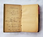 Rare Antique French 19th-century Victorian Children s Writing Notebook W  Pencil