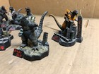 Godzilla 7x Figure Set  3   Vintage  2004 Toho Bandai Rare Desk Decour