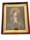Our Lady Of Sorrow By Giovanni Battista Salvi Da Sassoferrato Framed Print