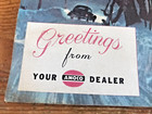 1955 Amoco Oil Calendar  Vintage Gas Station Advertising Mt  Savage Maryland Md